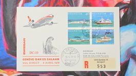 CL36 Enveloppe + Timbre Suisse - Theme Aviation 1978