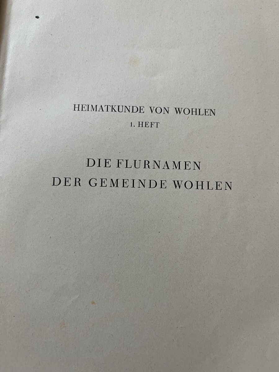 Libri: Die Flurnamen der Gemeinde Wohlen – Usato da Hermetschwil - Staffeln venduto da Juergso 1