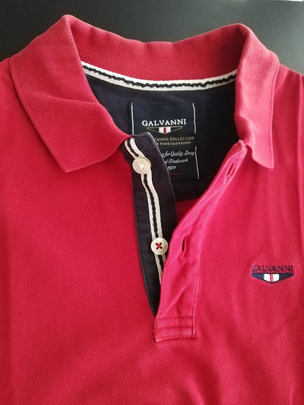 Magliette Polo: Polo Galvani rouge L – Usato da Genève venduto da ant_5hwp 7