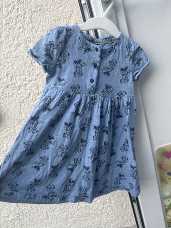 💙🩵Kleid Disney Gr. 98 Micky Maus blau 💙🩵