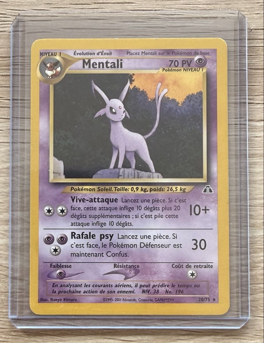 Pokémon Carte collezionabili: Pokémon Mentali 20/75 Rare 2001 – Usato da Genève venduto da ton_7q7l