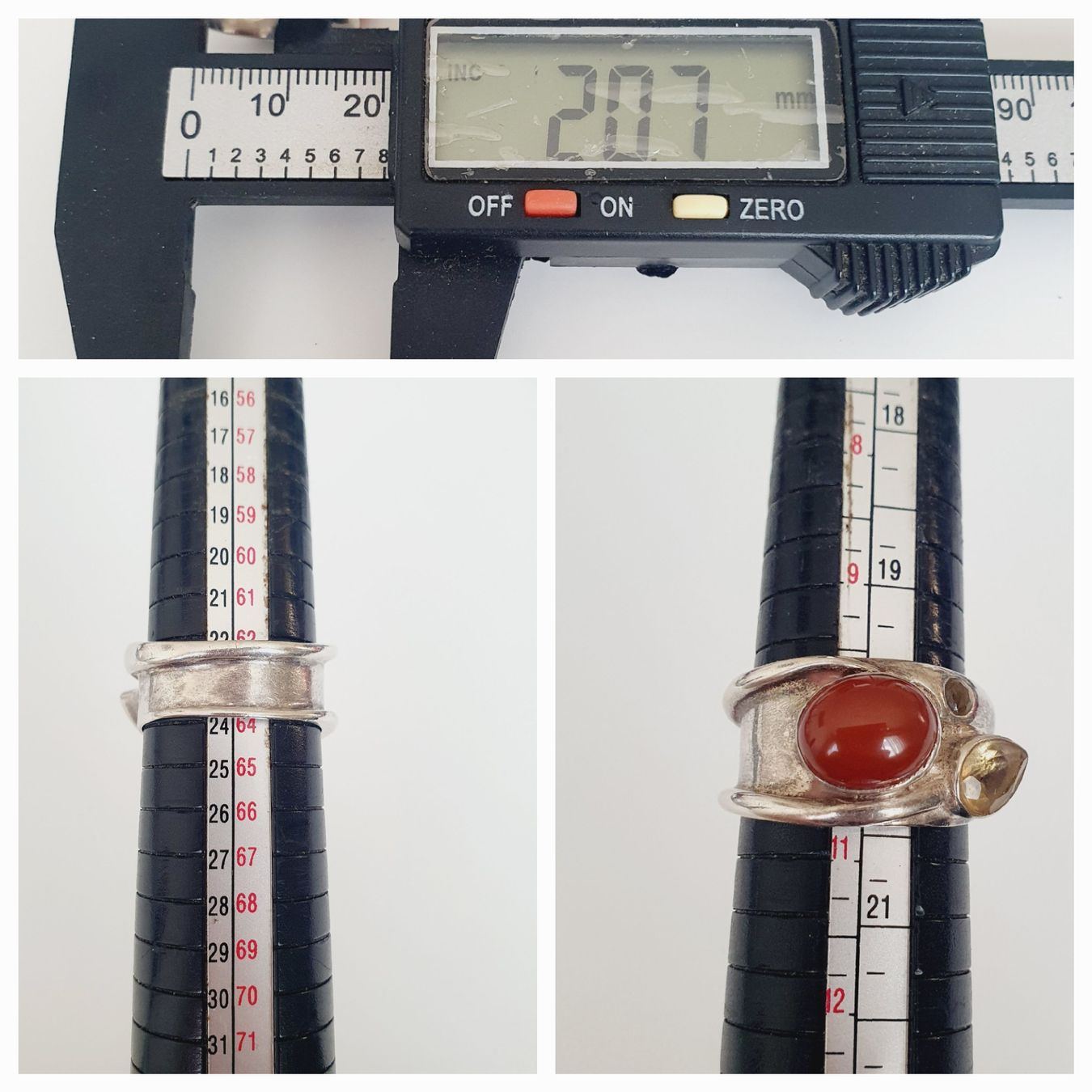 Ringe: Vintage-Statement-Ring aus 925 Silber gr. 20,7 mm – Gebraucht aus Kreuzlingen von Wunderkiste123 1