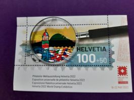 Sonderblock** Phil. Weltausstellung Helvetia 2022