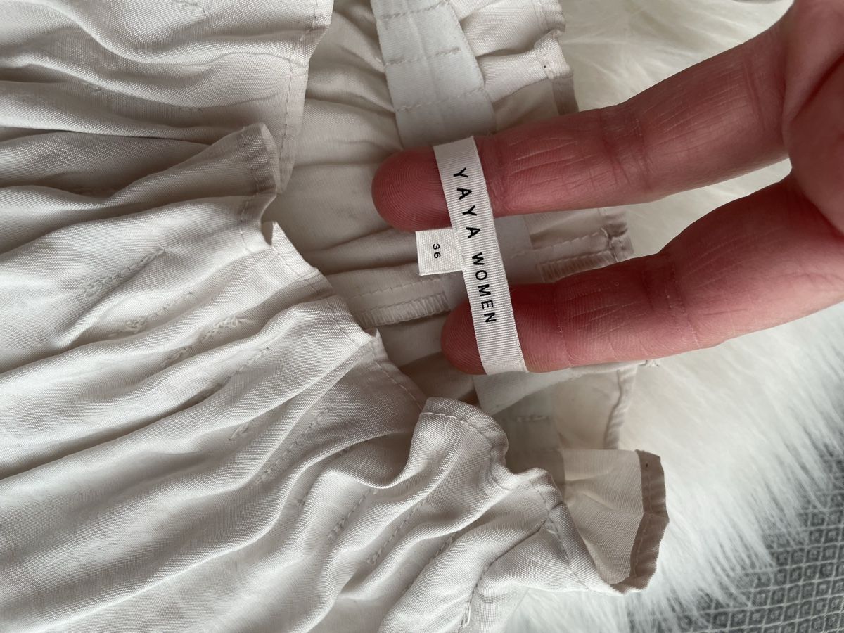Camicette: YAYA Damen Bluse, Grösse 36, Beige, neu – Nuovo (secondo la descrizione) da Bischofszell venduto da krass13 4