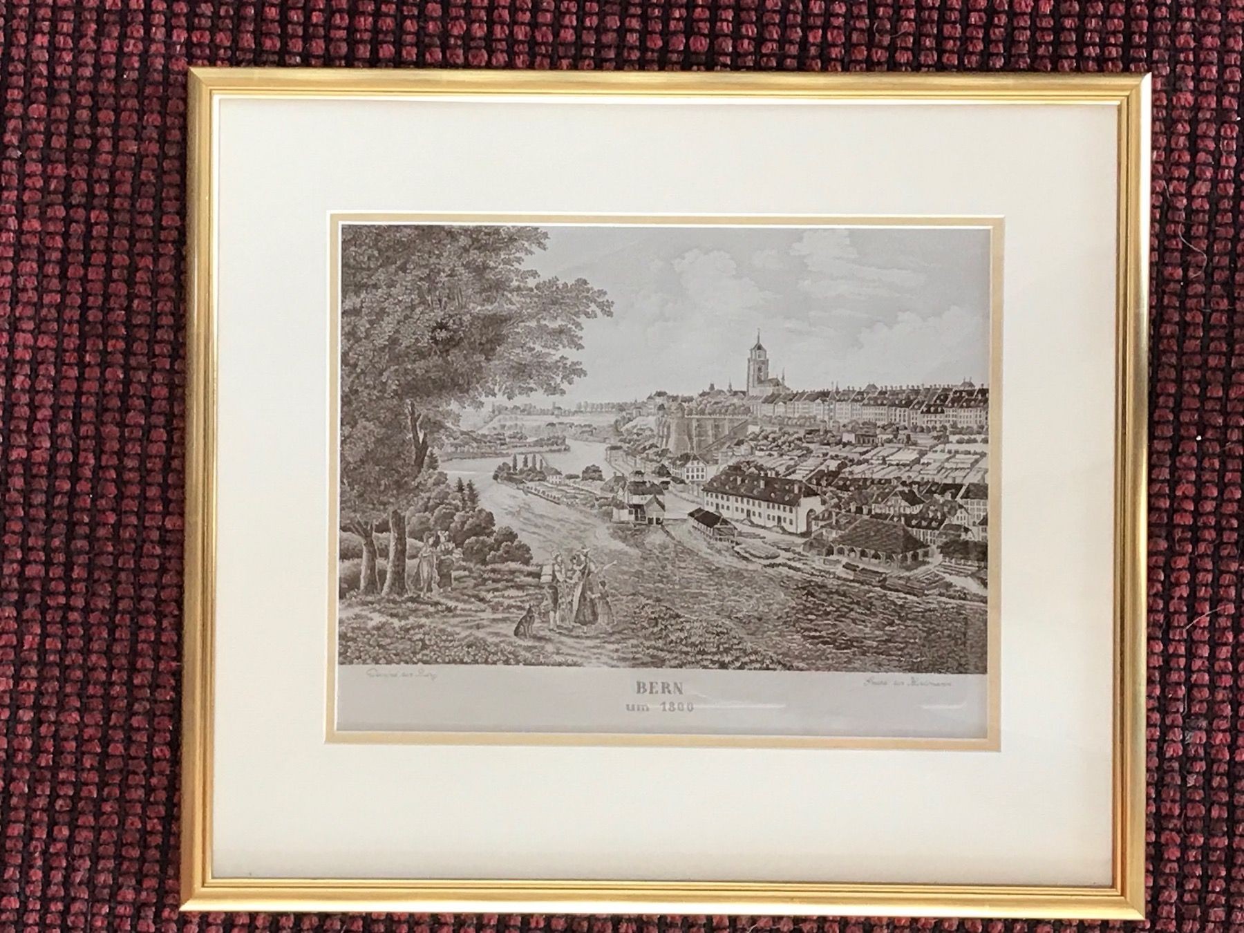 Foto & Immagini: Seidenbild Stadt Bern – Usato da Zofingen venduto da Mephista10