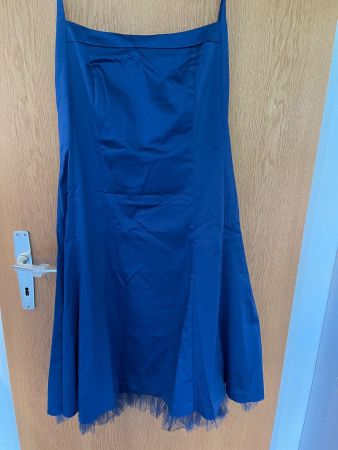 Elegantes Abendkleid, Gr. 42, Dunkelblau, Tüll, Festlich