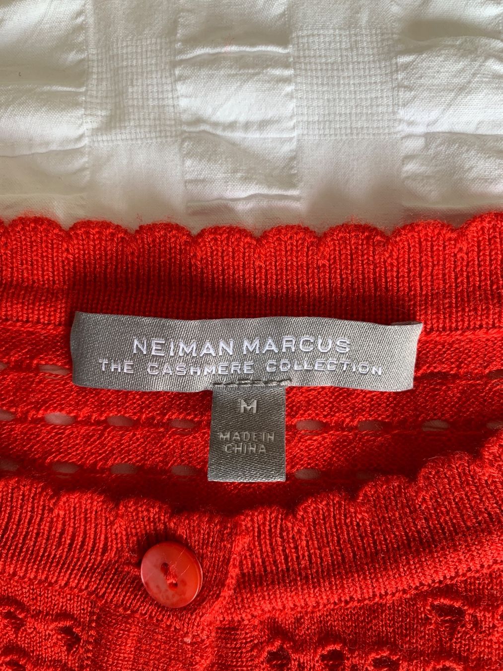 Giacche: NEIMAN MARCUS: 'The Cashmere Collection' - rotes Jäcklein, M – Nuovo (secondo la descrizione) da Luzern venduto da paulablue 6