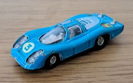 Majorette Porsche le Mans no 232 / 1:65 *RARE bleu métalic*