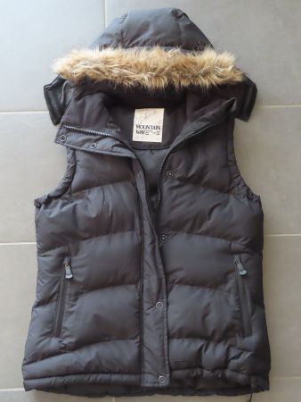 tolle Daunenweste Gr.36/38 Kapuze abnehmbar +++top Zustand++