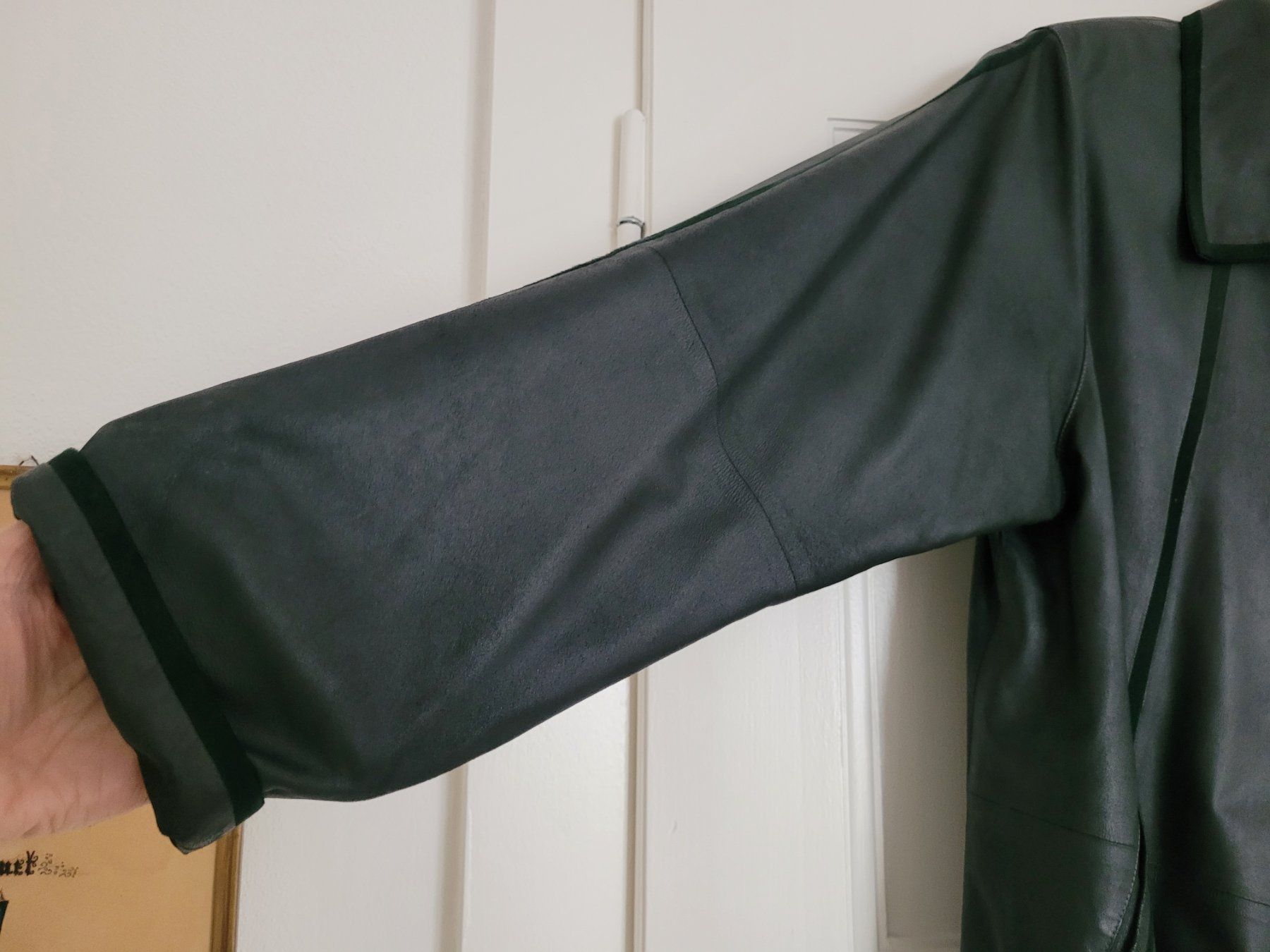 Mäntel: Manteau cuir vert foncé – Gebraucht aus Yverdon-les-Bains von Layla5919 3
