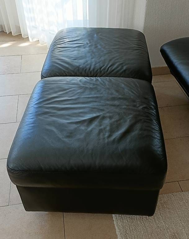 Stressless Poltrone: Stressless Echtledersessel schwarz mit Holzplatte – Usato da Grabs venduto da cmbo79