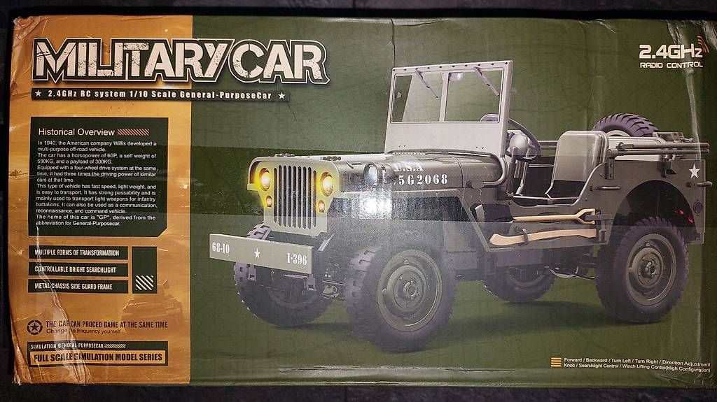 RC Modellbau: RC Crawler Willis US Army 4x4 1:10 – Gebraucht aus Seedorf BE von Frinlin 3
