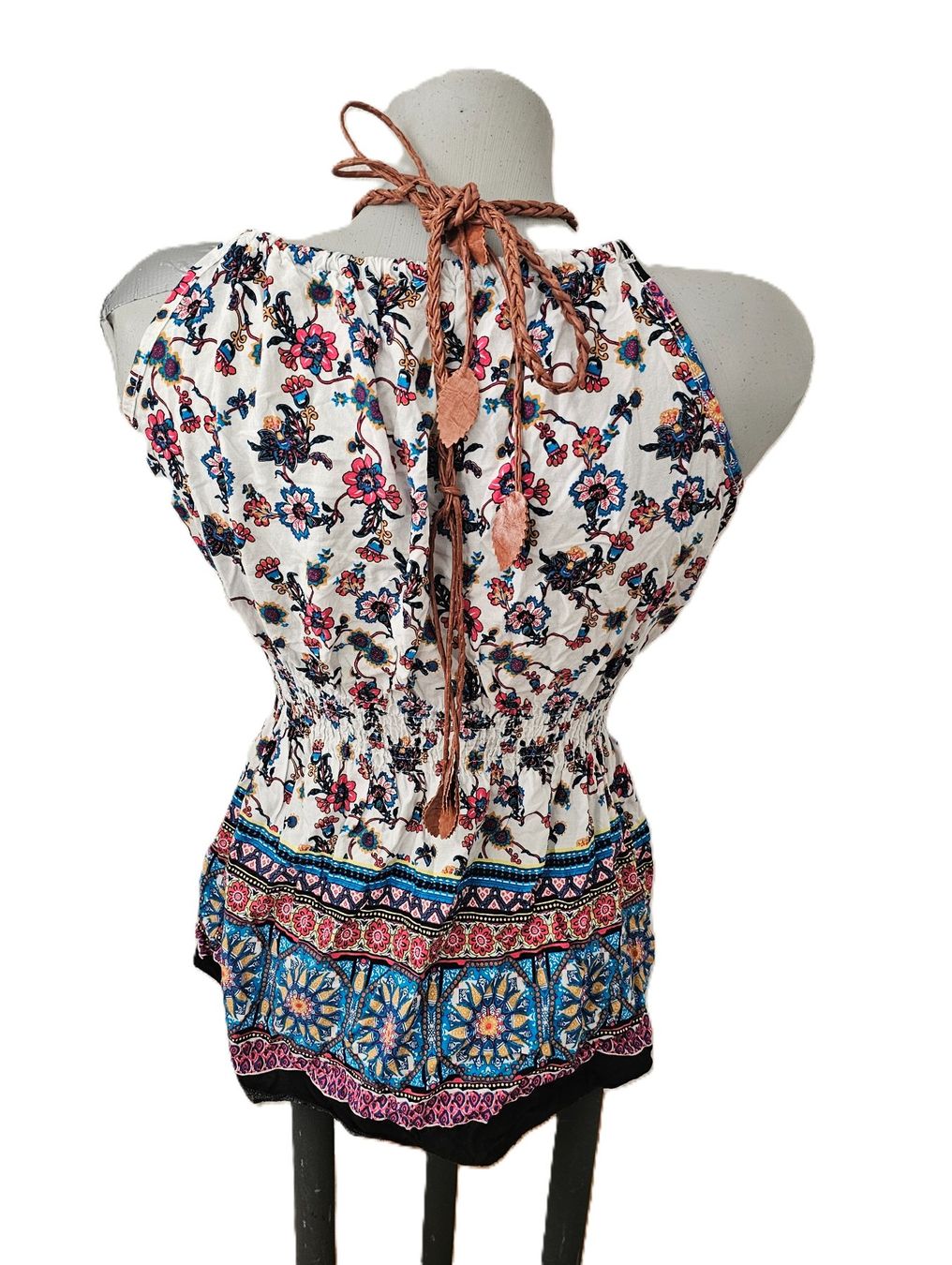 Top: lässiges Top Gr. 36 / 38 Hippie Boho Chic tailliert – Usato da Füllinsdorf venduto da Sunnebliemli7 1
