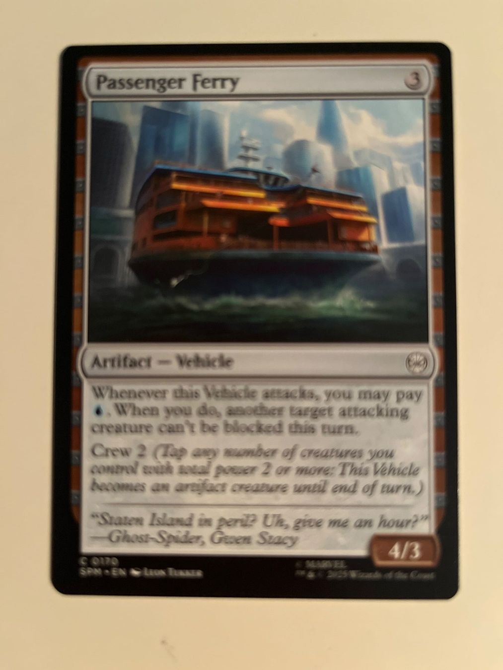 Magic The Gathering Sammelbilder & Trading cards: 1 x Passenger Ferry - Magic: The Gathering - MtG – Gebraucht aus Kriens von Shadi1980