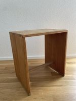 Ulmer Hocker Max Bill Holz Buche mit Signatur guter Zustand