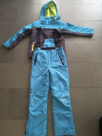 Schneeanzug Set Jacke Hose Grösse 128 defekt