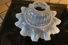Grande verre opalin pour lampe