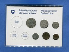 (813) Münzsatz 1910 Silber komplett