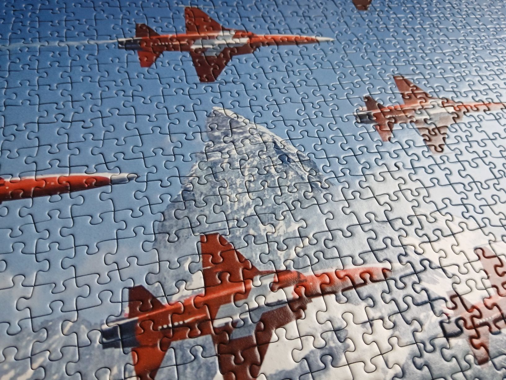 Foto & Immagini: Puzzle Patrouille Suisse als Bild – Usato da Ballwil venduto da Don-steve 1