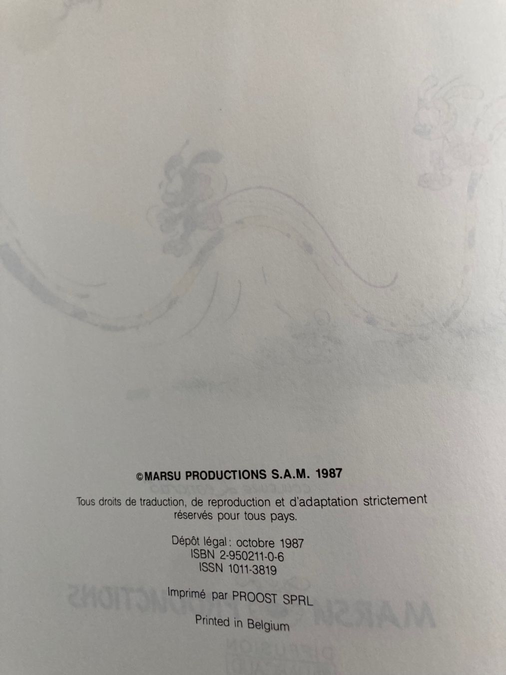 BD: Comic Marsupilami 1987 "La Queue du Marsupilami" – D'occasion à Weiningen ZH par Samsonite7 2