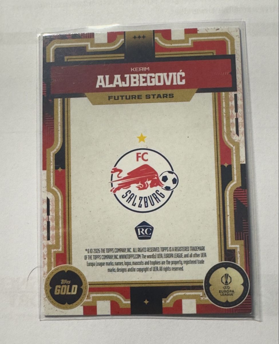 Topps Carte collezionabili: Topps Gold RC Kerim Alajbegovic Future Stars Refractor – Nuovo (secondo la descrizione) da Baar venduto da sp7ni 1
