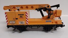 LGB 4042 Kranwagen Matra gelb