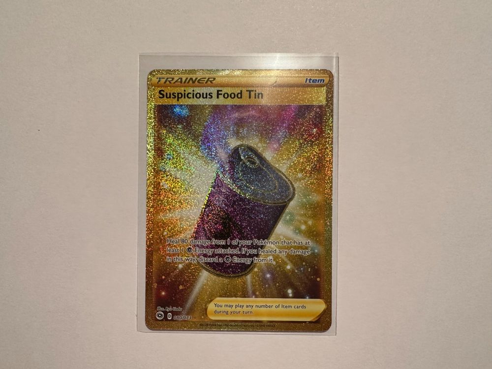 Pokemon Card Suspicious Food Tin 080/073 Champion's Path