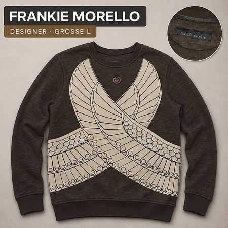 Designer-Sweatshirt Frankie Morello Grösse L
