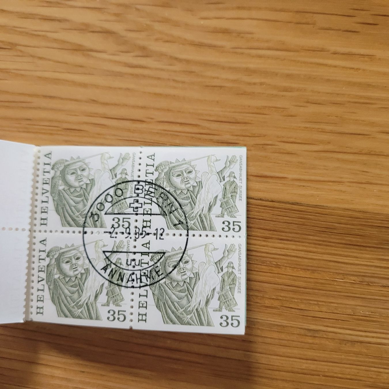 Alle Briefmarken: Carnet De Timbre /  Markenheftchen  Bern 1985 – Gebraucht aus Biel/Bienne von Destockweb 3