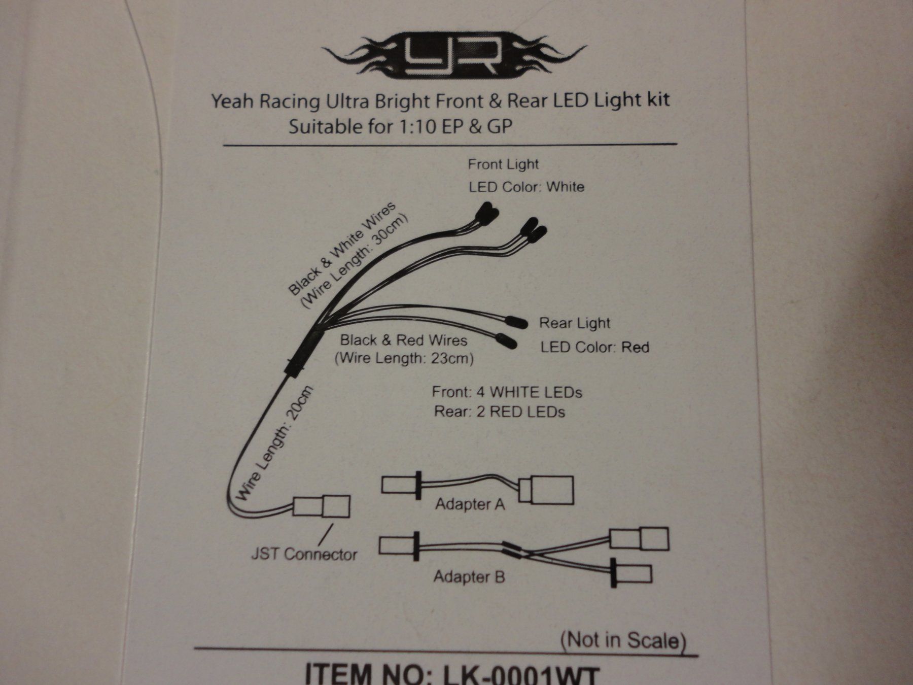 Modellismo RC: LED Light Kit 1:10 EP & GP neu – Nuovo e nell'imballaggio originale da Horgen venduto da RcModell 1