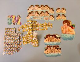 Lot vintage Engel & Christkind Oblaten / GlanzBilder