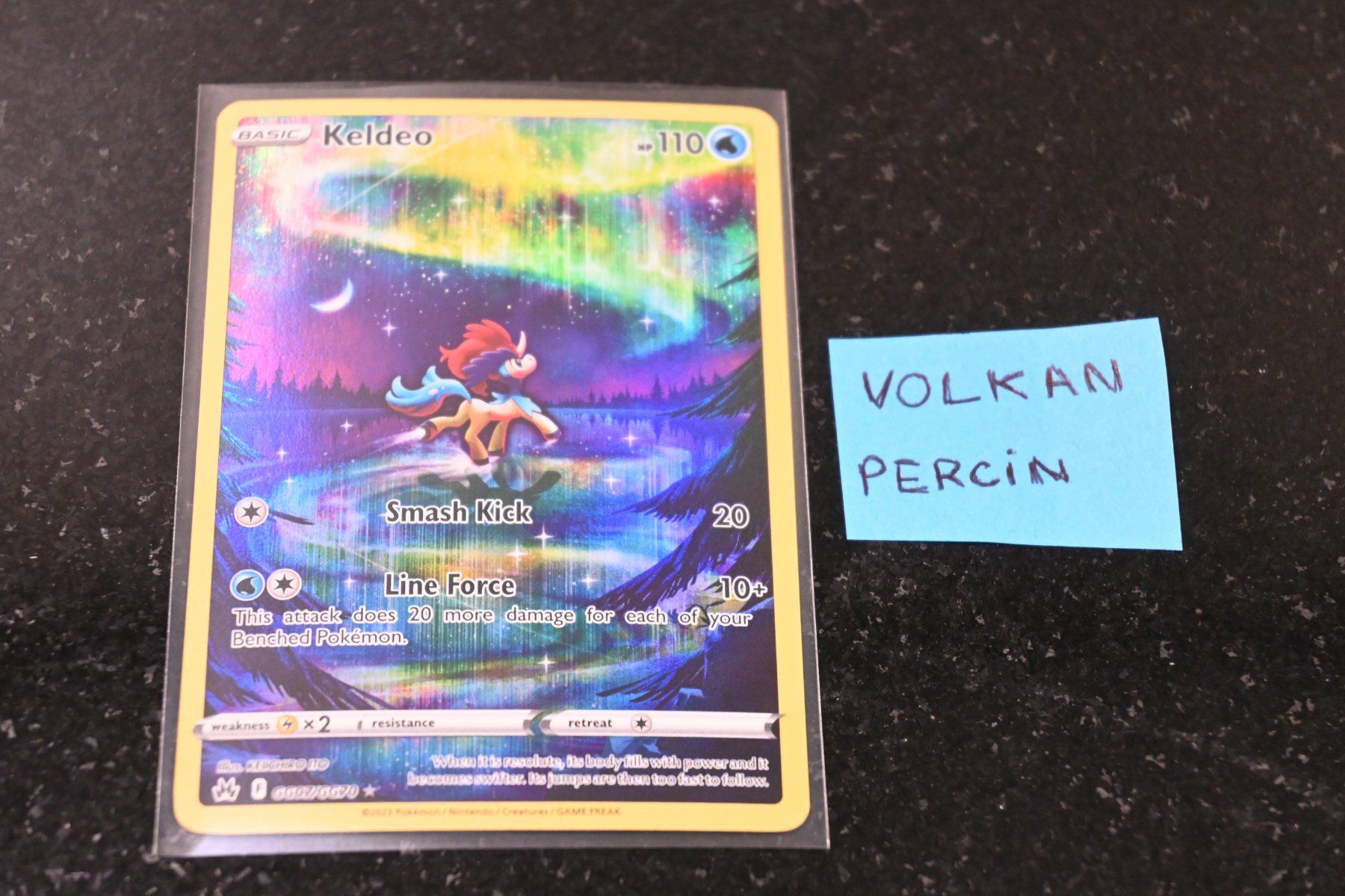 Pokémon Carte collezionabili: Keldeo #GG07 Pokemon Crown Zenith – Nuovo (secondo la descrizione) da Aigle venduto da PSAPOKEVOVO