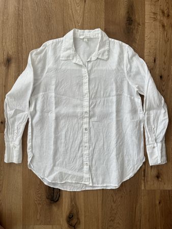 H&M Leinenshirt, Gr. 40