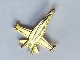 Pin Schweizer Armee FA  18 goldig 2.5 cm