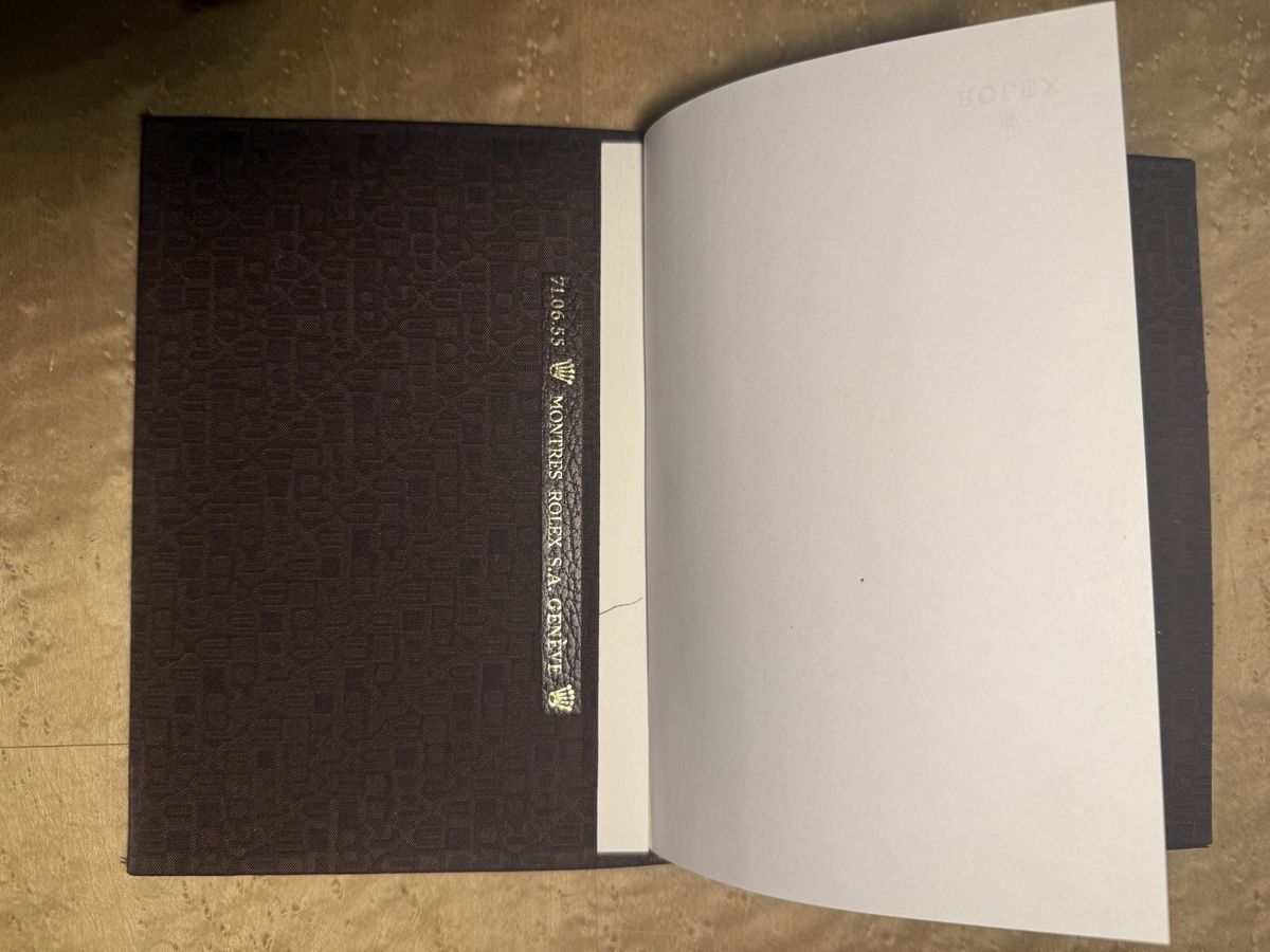 Blocchi: Titel Rolex Block Notes, Ref. 71.06.55 – bordeaux – Usato da Bissone venduto da lud_zw5m 1