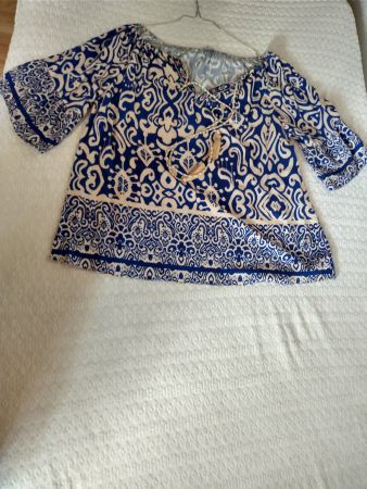 Luftige Sommerbluse Bluse Boho Stil ca, XL