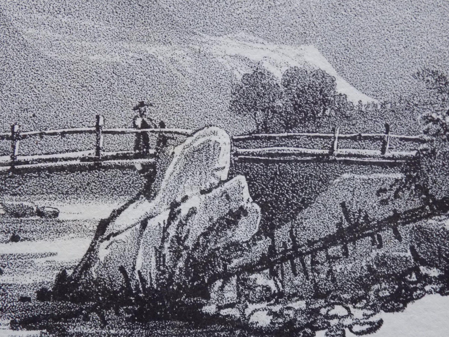 Incisioni: Pont sur Linth Linthbrücke – Usato da Risch venduto da Rischli15 8