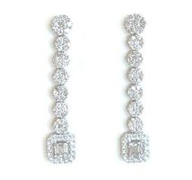 Diamantohrhänger mit 148 Diamanten, zus. 1.41ct. G/SI, 4.950
