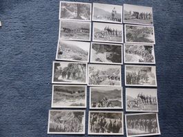18 Fotos,1944,Militär,Lugaggia,Cima di Lago,Kanone,Grenze,TI