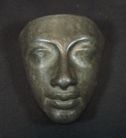 Künstler Maske, Gesicht aus Metall, gestempelt