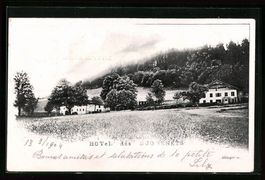 AK Le Paquier, Hotel des Bugnenets, 1904