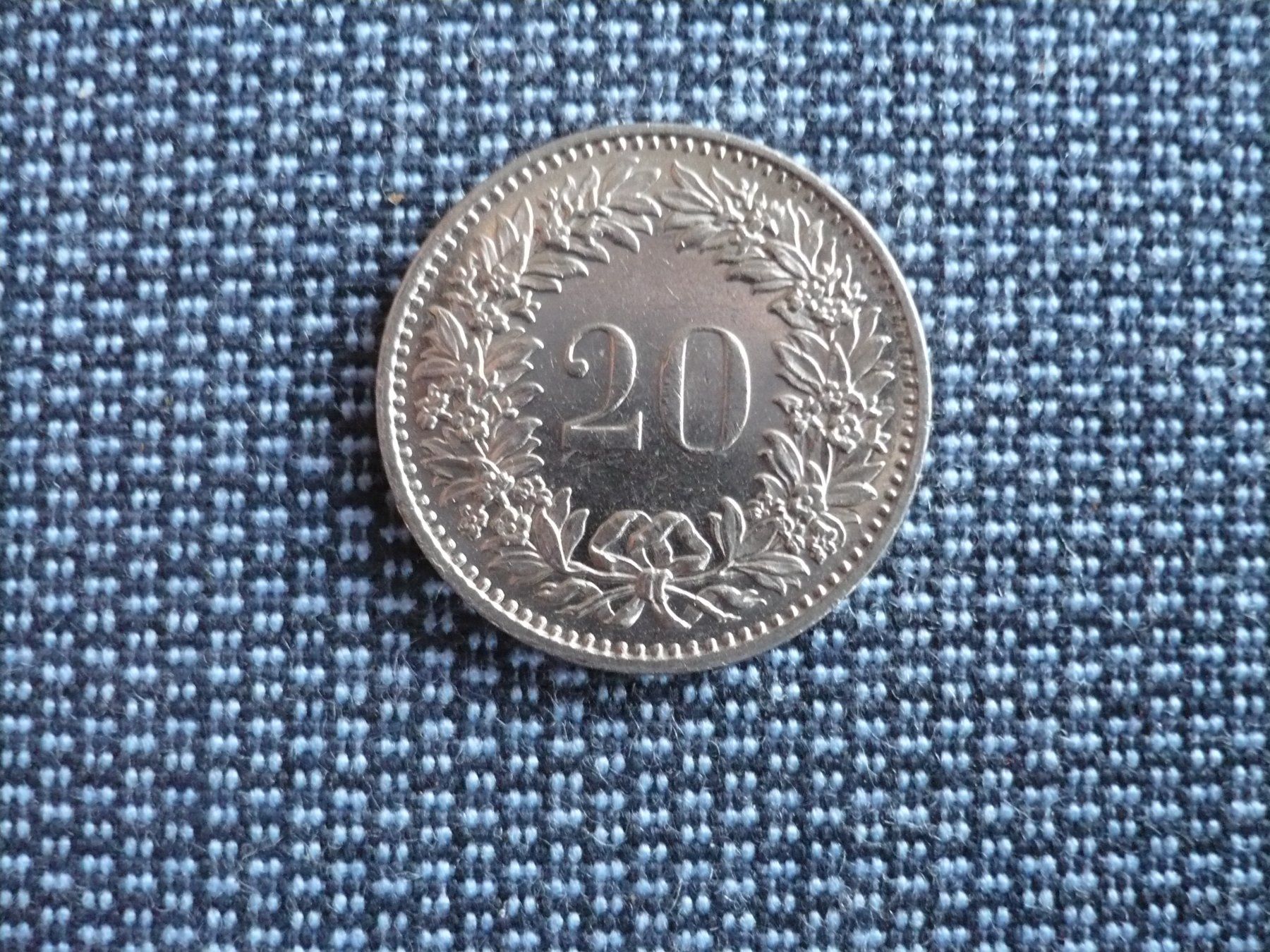 Alle Münzen: 20 Rappen 1974 – Gebraucht aus Winterthur von kormorans 1