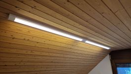 4x Deckenleuchten / Lichtleisten T8 36W (Keller / Werkstatt)