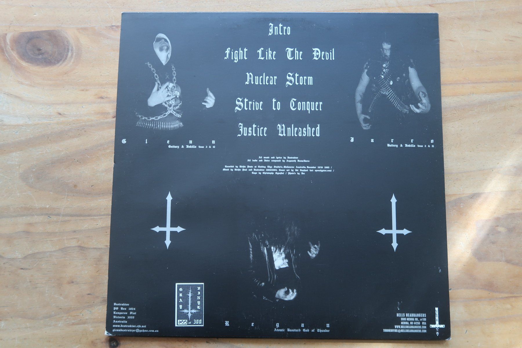 Dischi in vinile: DESTRUKTOR - NUCLEAR STORM - mit POSTER - VINYL LP – Usato da Basel venduto da Patiscat 1