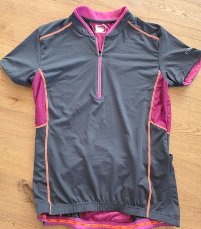 CMP Radtrikot Damen Grau Pink Grösse L sehr guter Zustand