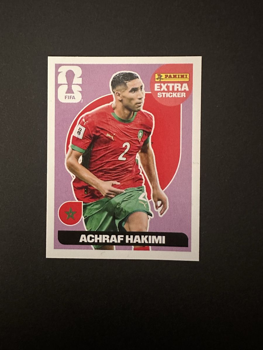 Panini Carte collezionabili: Achraf Hakimi Panini Extra Sticker Neutral – Nuovo (secondo la descrizione) da Erlinsbach SO venduto da Sendrina