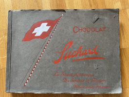 altes Sammelbuch Suchard und Weihnachtskarten