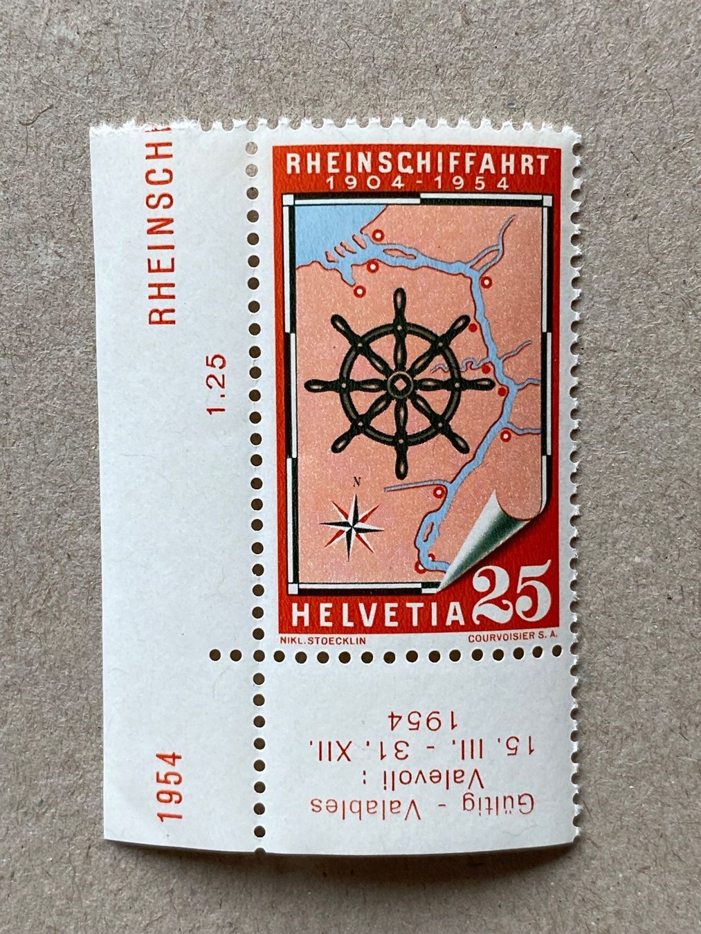 Alle Briefmarken: 318, postfrisch, „G statt C“ – Gebraucht aus Aarau von hilde47