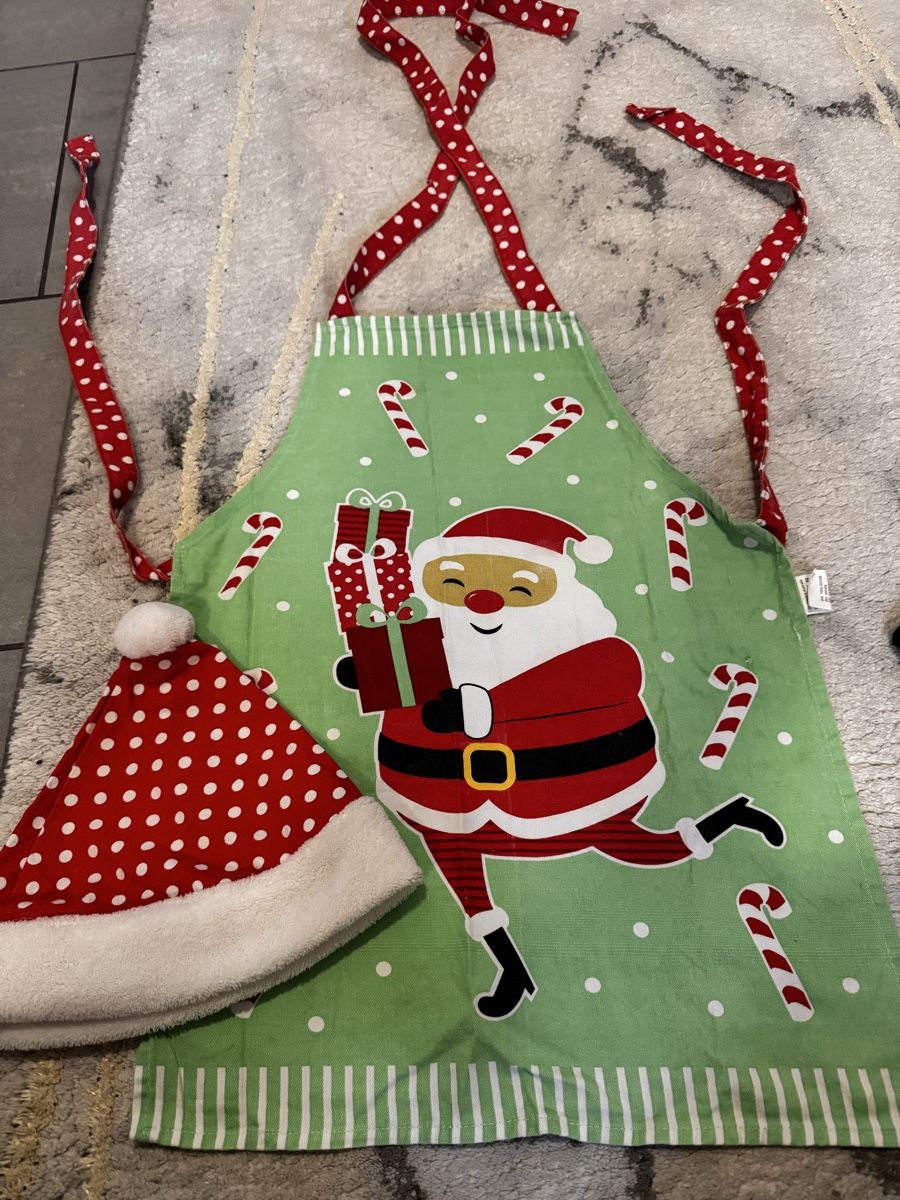 Altro per bambini: Kochschuerze mit Weihnachtsmann, – Usato da Weite venduto da Quarantino 1