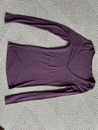 H&M longshirt lila rib gr.S sehr gut